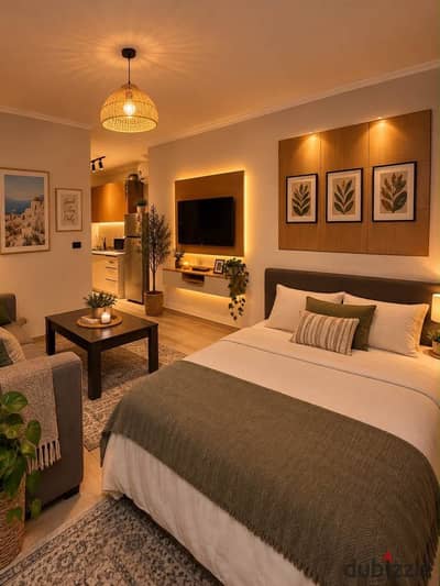 Studio for rent fully furnished in fifth settlement