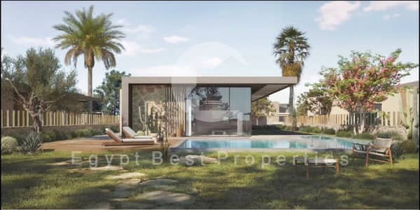 Early Deliver!!Second Row_ One Story Villa  4-Beds_Full Lagoons & Sea View + Fully Finished + A. C's @MARSA BAGHOUSH_NORTH COAST
