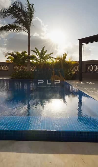 Detached villa for sale in Palm Hills Katameya (PK1) ready to move ultra-super-lux finish, best view, and lowest price.