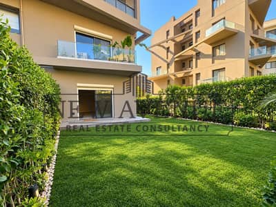 شقة أرضي +حديقة + التكيفات و المطبخ   تشطيب كامل استلام فوري فيVillette V Residence فيليت القاهرة الجديدة من سوديك