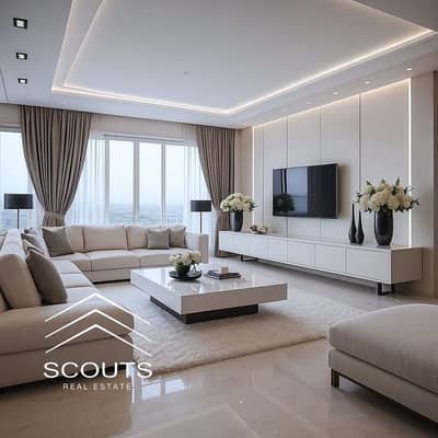 Apartment for sale at half price, ultra-super-lux finishing, stunning landscape view in Talala Compound in New Heliopolis, next to Sodic East.