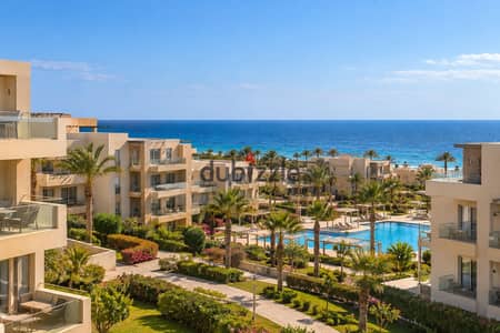Chalet 145m in Al-Fila Bay at the finest location in the North Coast, pay 10% down payment and installments over 7 years.