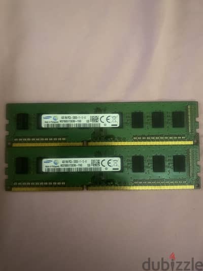رامتين سامسونج كل رامه 4 جيجا DDR3
