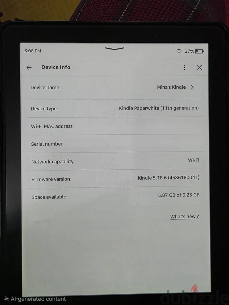 kindle paperwhite 11th generation 6