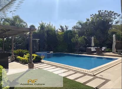Fully furnished luxury villa with a swimming pool for rent in Al Rabwa Compound – Sheikh Zayed.