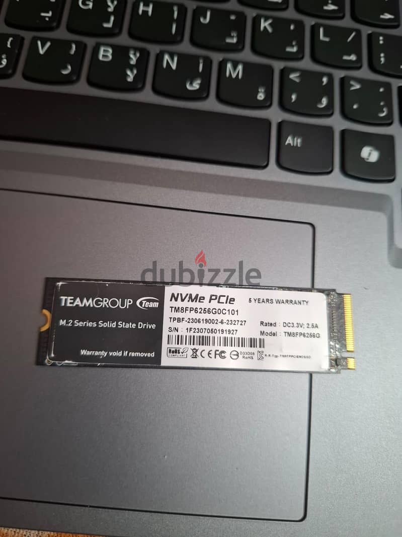 Nvme m. 2 ssd 256 gb 1