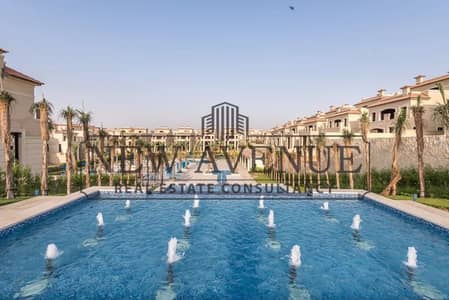 Lowest price Twin house for sale in El Patio 5 East El Shorouq overlooking water features