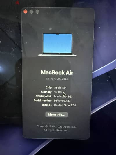 MacBook Air M4 SkyBlue