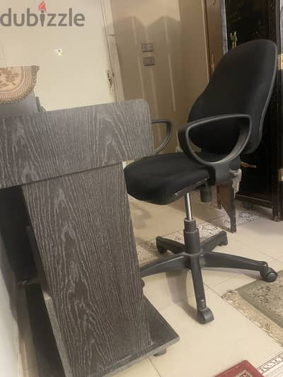 Computer desk and it’s chair
