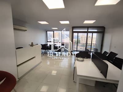Daruna Office 3 Rooms Furnished and Equipped with Trees | Maadi Ring