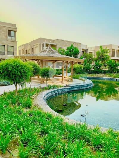تربل فيو على لاندسكيب وبحيرة والنادي مقدم واقساط شقة 3 غرف للبيع في كمباوند تاج سيتي اقاهرة الجديدة