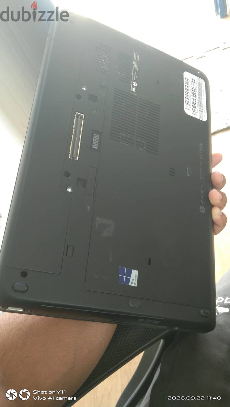 HP Z book G2  15 6