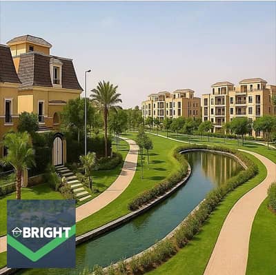 شقة للبيع double view وبحري 100% في سراي sarai سور في سور مع مدينتي madinaty ودقائق من هاب تاون hub town و سوديك ايست sodic east