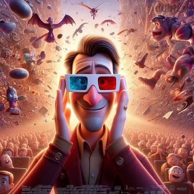 نظارات   anaglyph 3 d