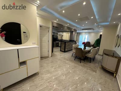For Daily Rent For Families in Sheikh Zayed Hotel Apartment 3BR Inside Compound Courtyard Beverly Hills