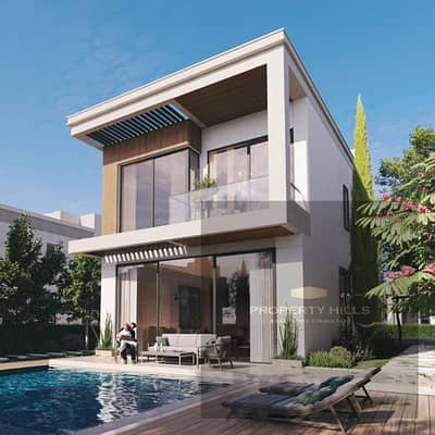 فيلا مستقلة 4 غرف للبيع في Villagio، الشيخ زايد | متشطبة بالكامل | تقسيط حتى 10 سنوات