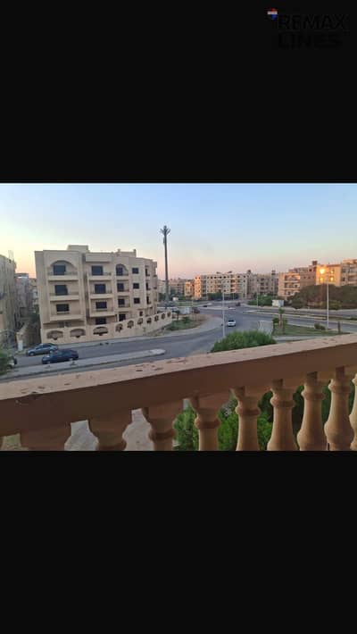 Apartment in Al-Shorouk City in the Sixth District, entrance Al-Shorouk 2, open front facing north, near services and the Suez Road
