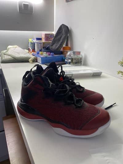 Red air jordon shoes