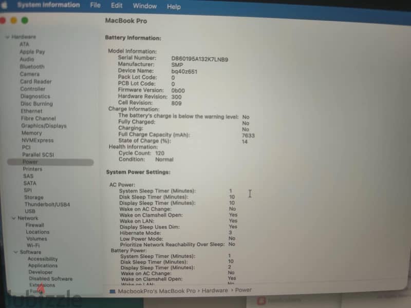 Macbook pro 2019 i7 3
