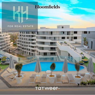 240 sqm apartment for sale, ready for immediate delivery, in the most prestigious compound in Mostakbal City—Bloomfields—located directly across from