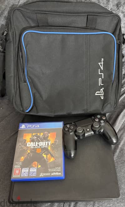 PS4 1TB + Controller + Black ops 4 + PS4 Bag