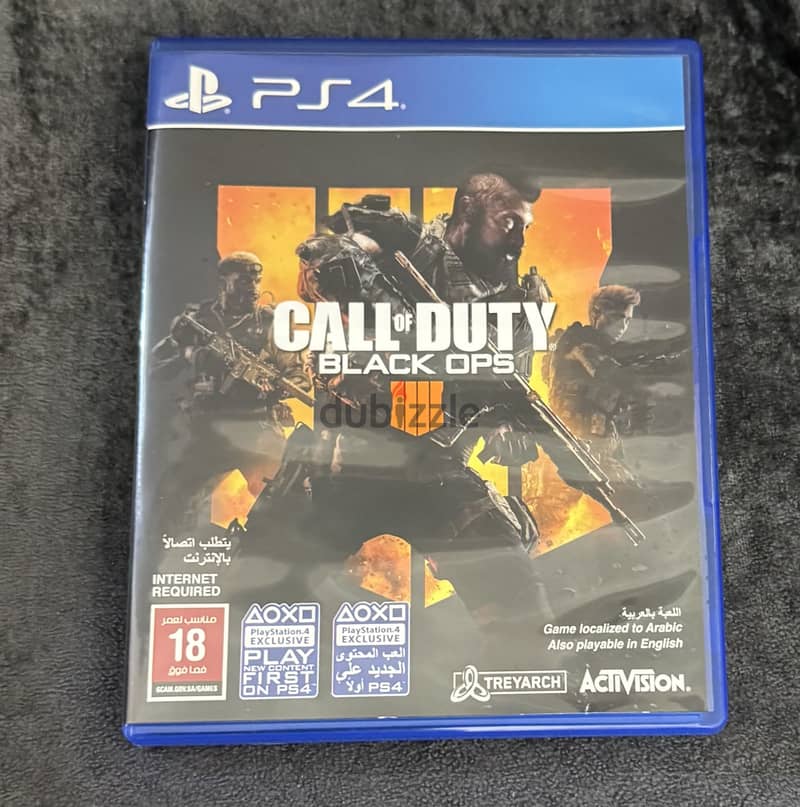 PS4 1TB + Controller + Black ops 4 + PS4 Bag 1