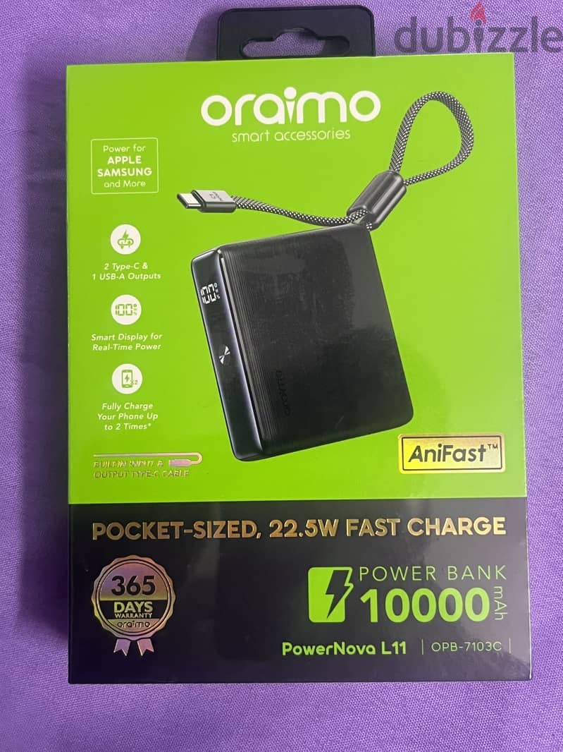 Power bank oraimo 3