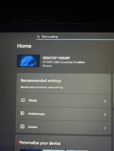 Laptop HP ENVY x360 convertible 15-ed0xxx
