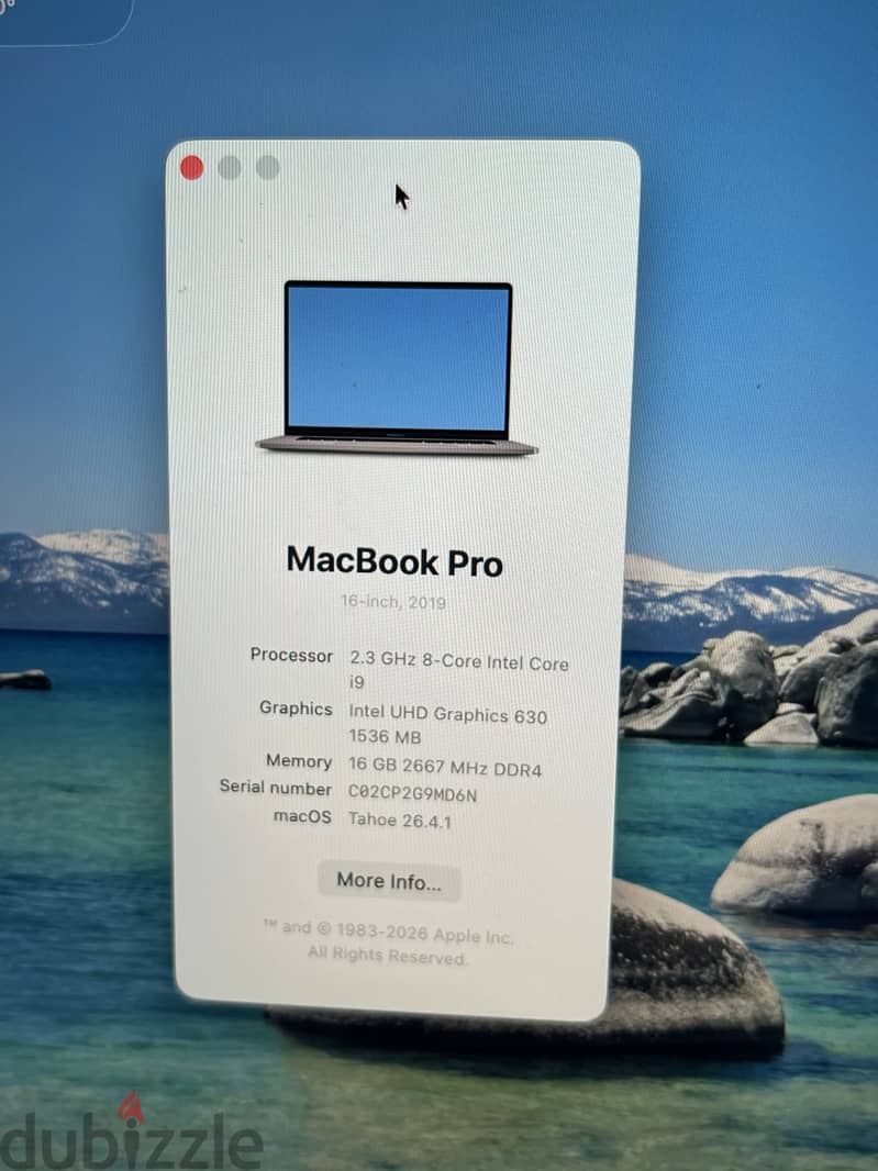MacBook Pro 2019 9