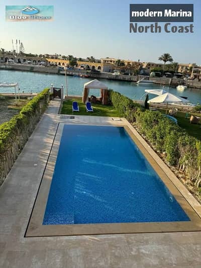 Villa for sale in Marina 5 Private pool Private marina 3 bedrooms and 2 bathrooms Emerald model Clear sea view