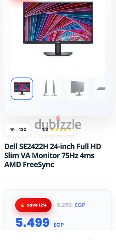 Dell SE2422H 24-inch Full HD Slim