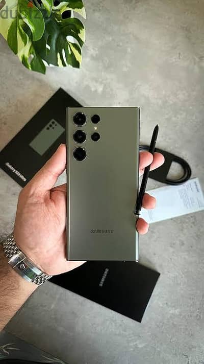 s24 ultra 256 green اس٢٣ الترا اخضر