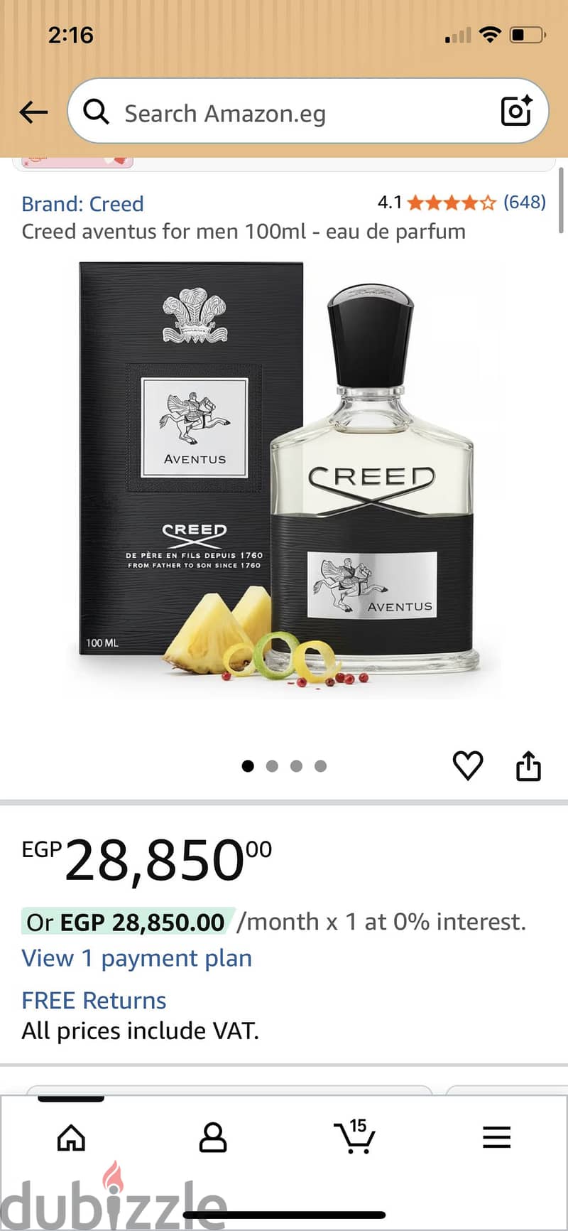 Creed aventus 1