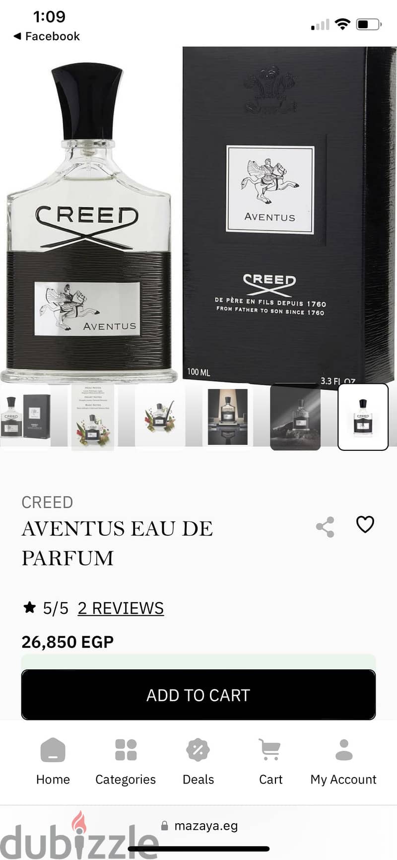Creed aventus 7