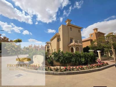 415 sqm Garden Villa overlooking the largest Central Park, prime deal directly on Al Amal Axis, facing Madinaty.