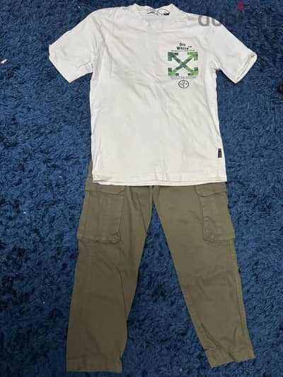 طقم off white
