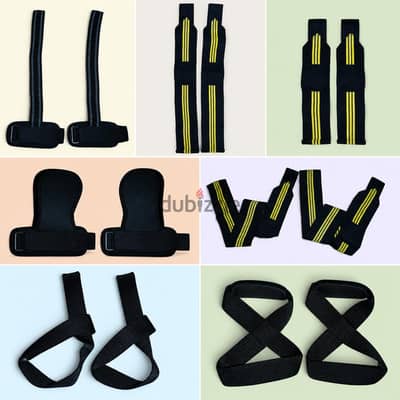 Gym equipment collection (Supporters & Weight straps)
