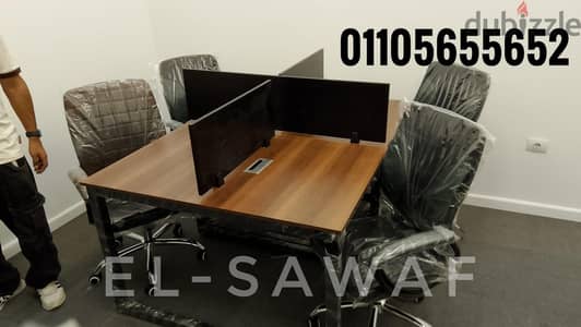 مكاتب موظفين،خلية عمل،ورك استيشن، work station متاح اكتر من موديل