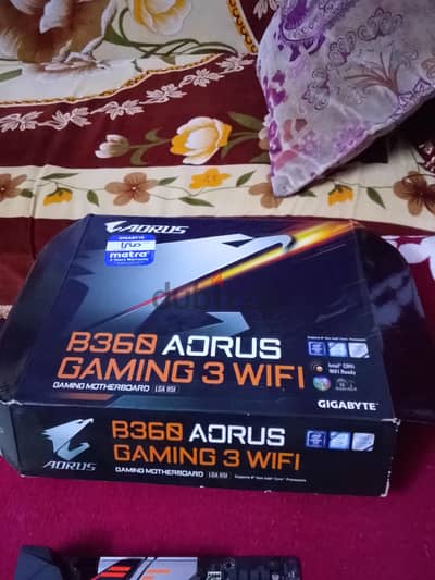 b360 aorus gaming 3 wifi  +  بروسيسور i3 8100 جيل ثامن
