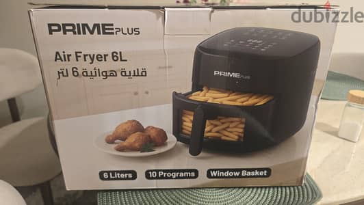 Primeplus air fryer 6L NEW