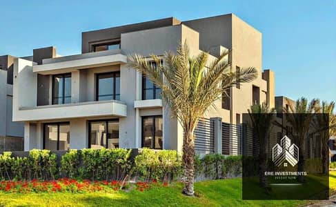 Twin house for sale in La Vista City, New Administrative Capital - Modern - Ready for viewing and immediate occupancy + Landscape view