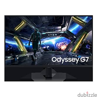 Samsung Odyssey G70D 32" 4K Smart Gaming Monitor, Flat IPS, 3840x2160,