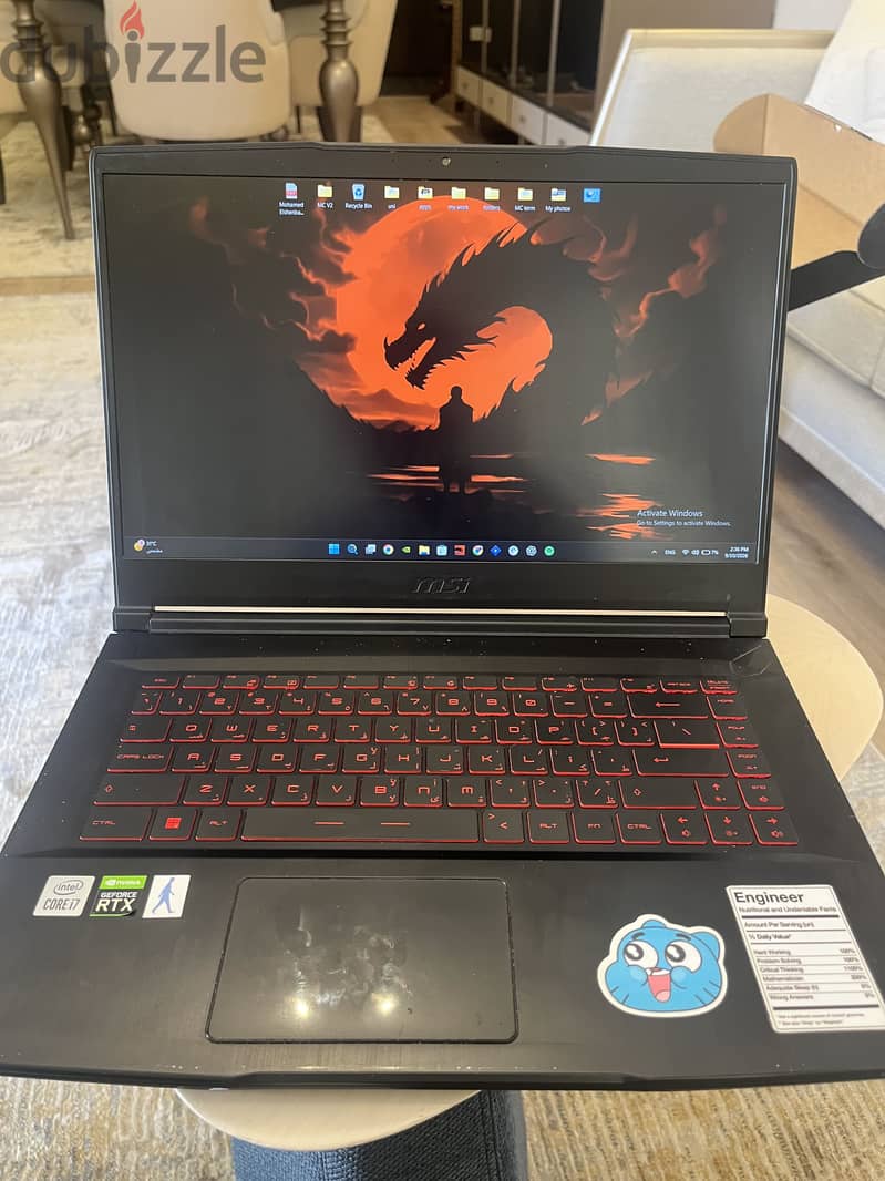 MSI GF63 Thin 8