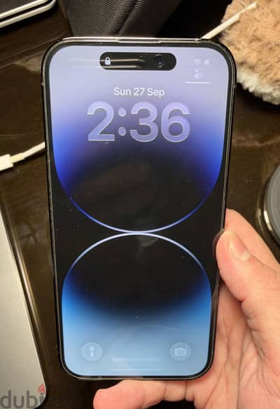 Apple - iPhone 14 Pro black 128GB حالة ممتازة