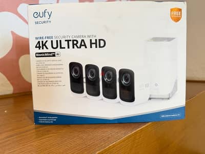 Eufycam S300 (eufyCam 3C) 4 Cam kit, wireless 4K Ultra HD