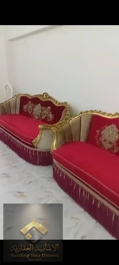 For rent furnished apartment in the Third Settlement, Youth Housing next to Cairo New Hospital and the German University, 7 minutes from the American University and Future University and South 90 Street