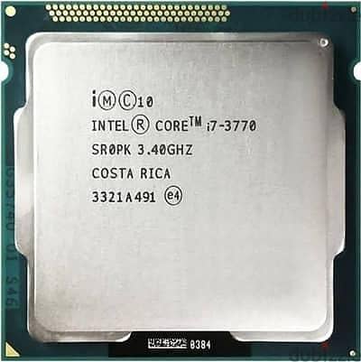 معالج Core i7 3770 l حاله ممتازة