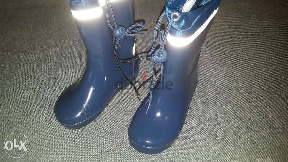 kids rain boot TCM made in germany adidas جديده المانى الصنع 0