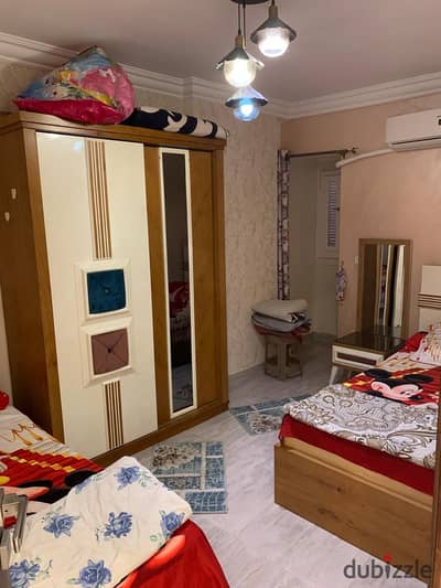 مفروش سيدى بشر مكيف اطلالة على البحر ومحمد نجيب العمومى