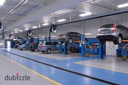 Car Service Center 2000 meters for rent, Al Tajamu' Al 1000, Factory